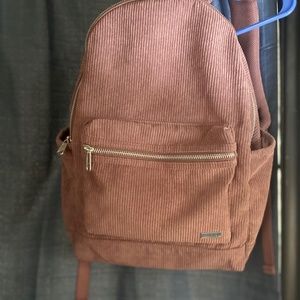 NWT Victoria's Secret VS PINK rose begonia velvet corduroy campus backpack